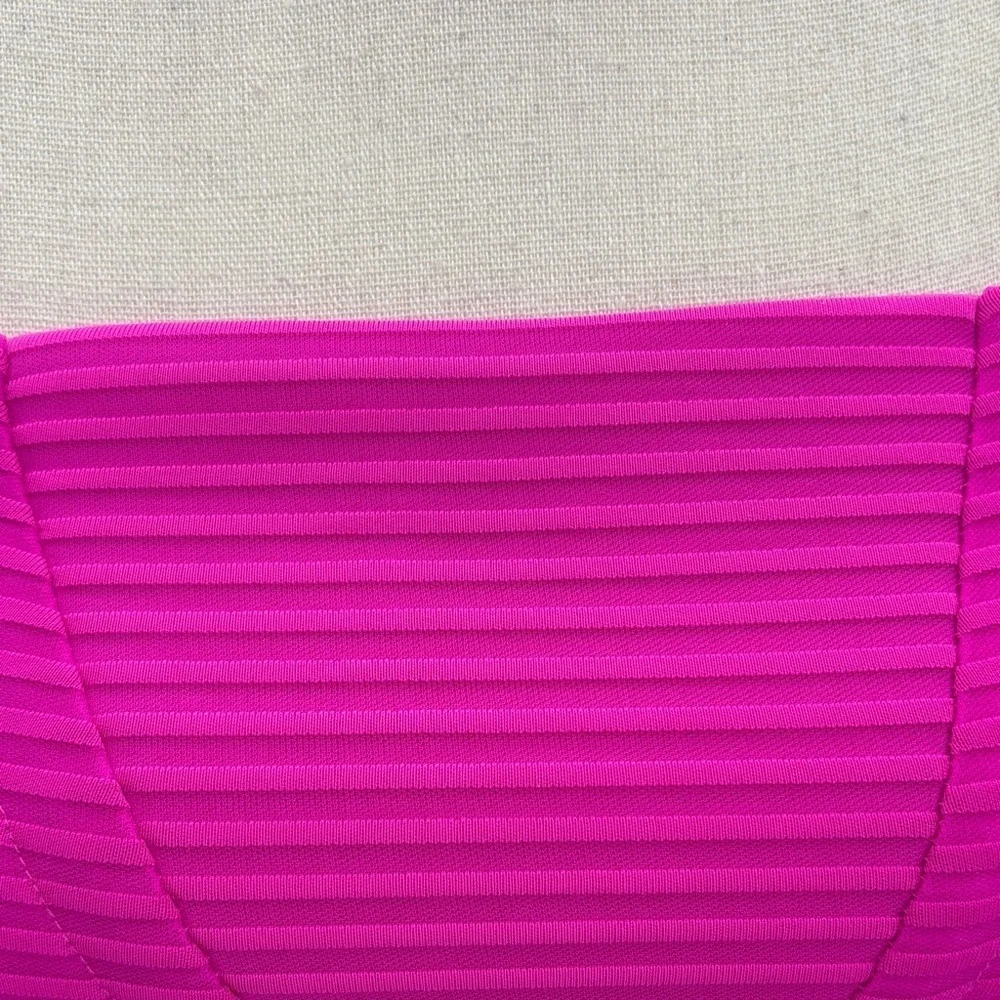 UEC Neon pink ribbed strapless mini dress from Express size 4 worn once